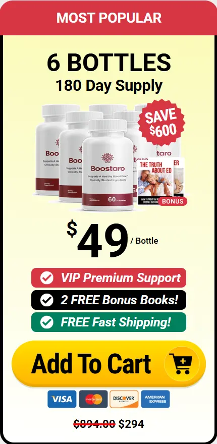 Boostaro- 6 Bottle